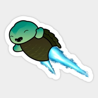 Gamera Flying Sticker